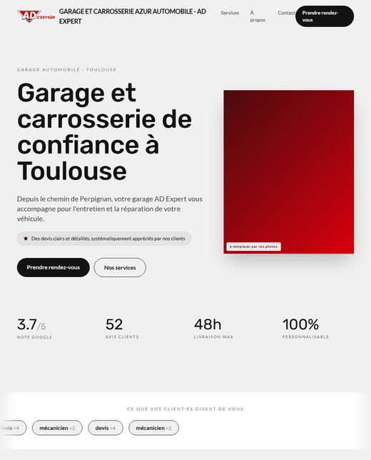 Maquette garage