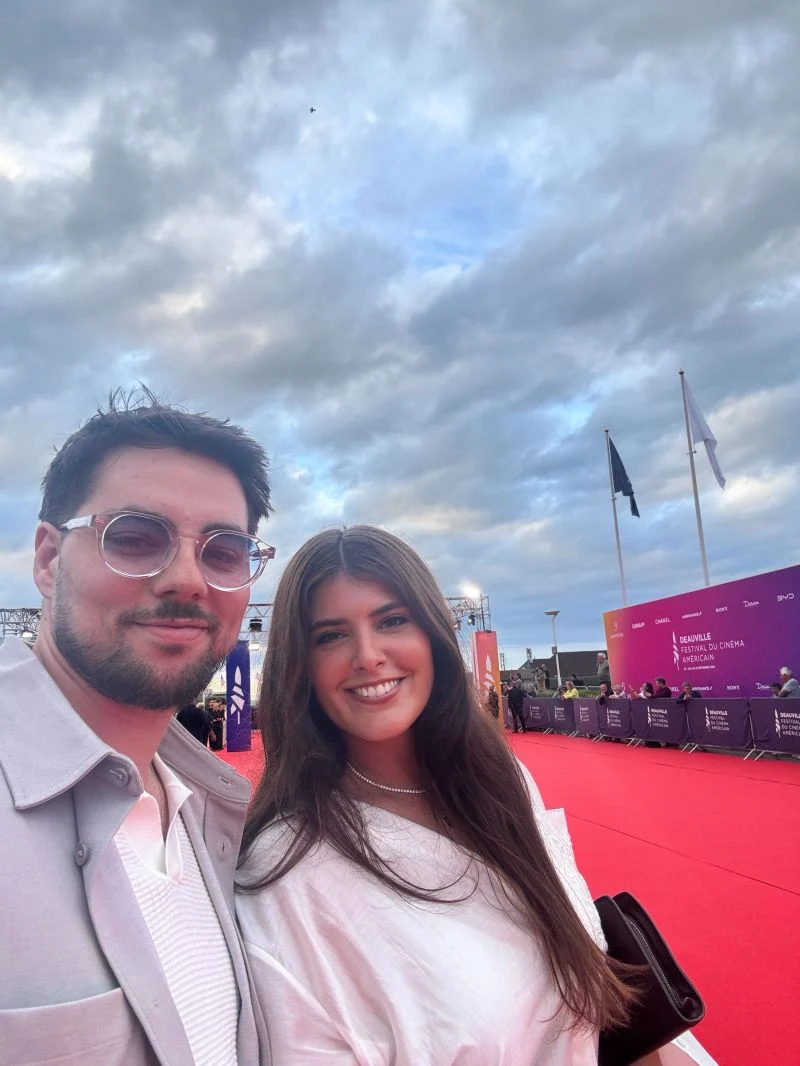 Julian and Yarden at the Deauville American Film Festival